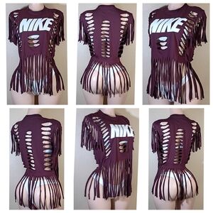 Nike Custom Fringe Tshirt
